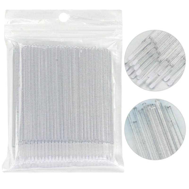 Microbrush Clear Glitter