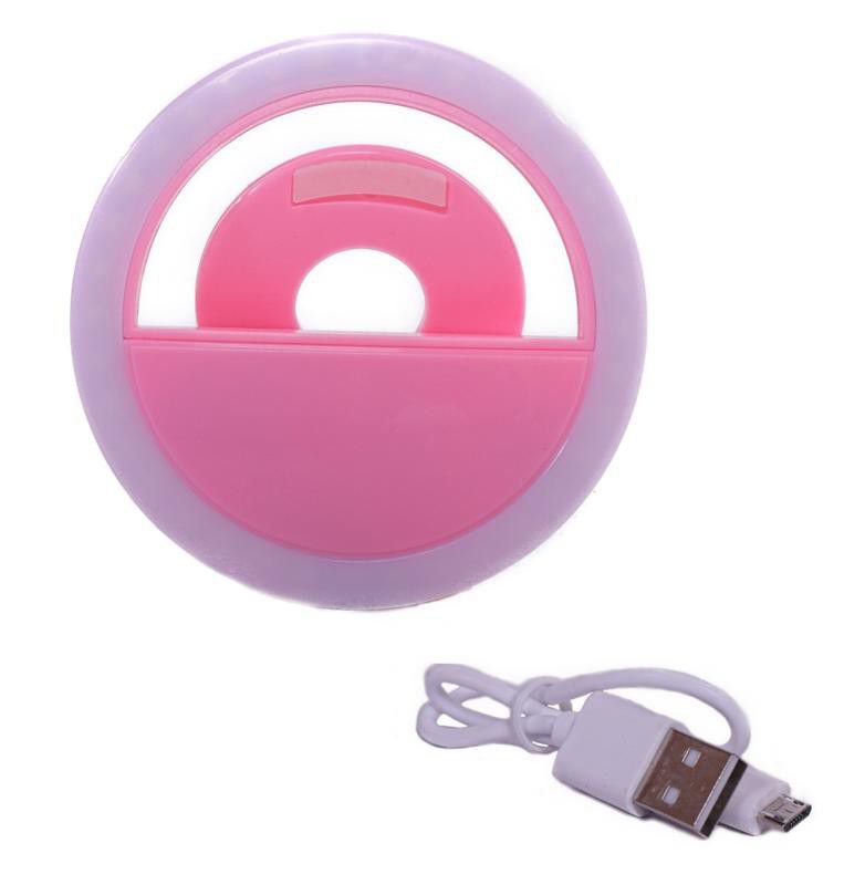 Pink Selfie Ring Light